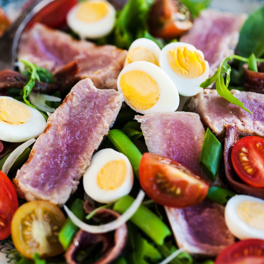 Receta de ensalada de garbanzos con anchoas newlux