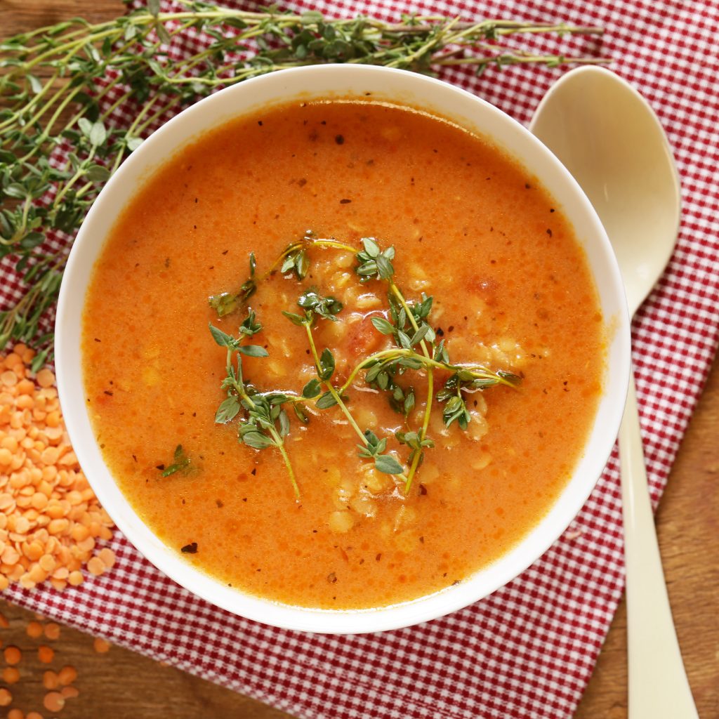 Receta lentejas vegetales Newlux