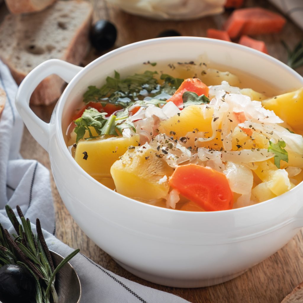 Receta sopa de verduras Newlux