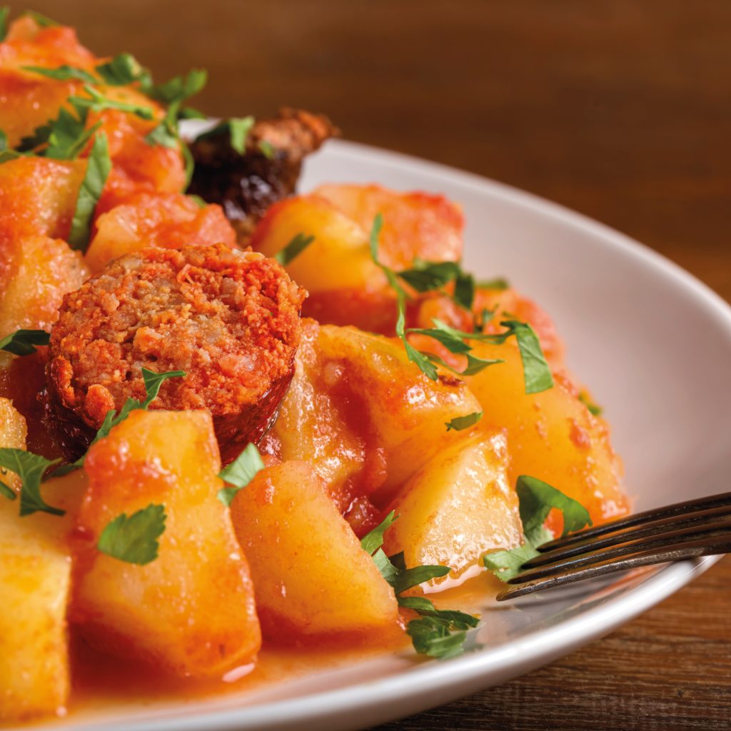 Receta patatas a la riojana Newlux