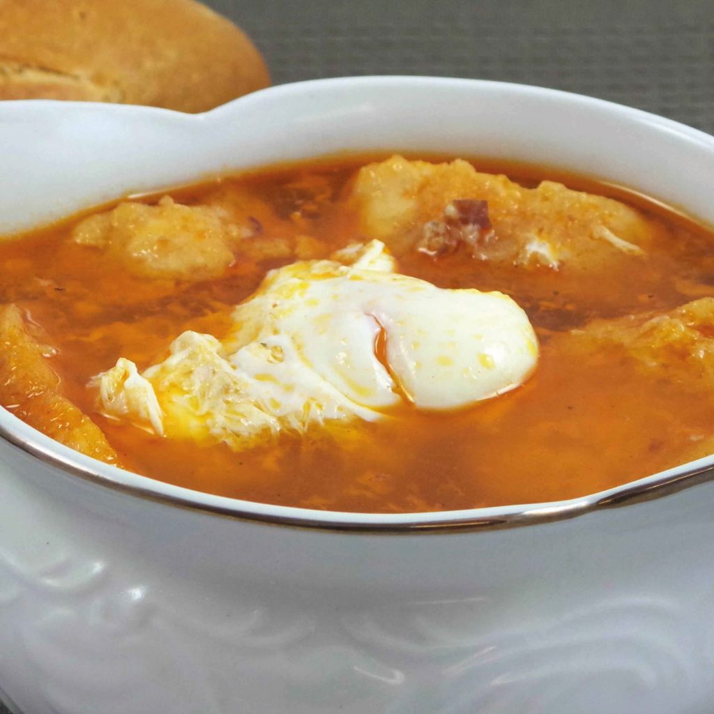 Receta sopa castellana con huevo Newlux