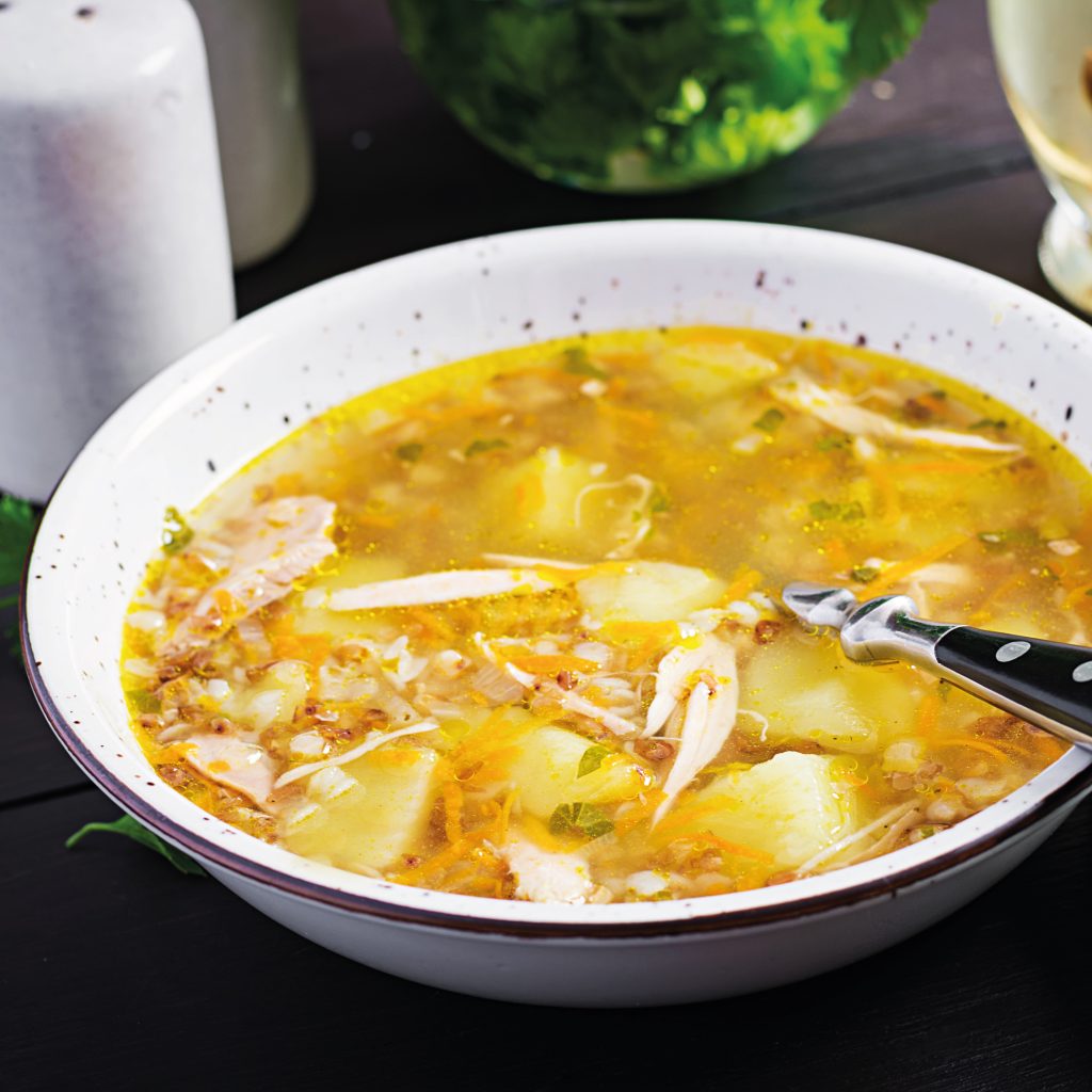 Receta sopa de picadillo Newlux
