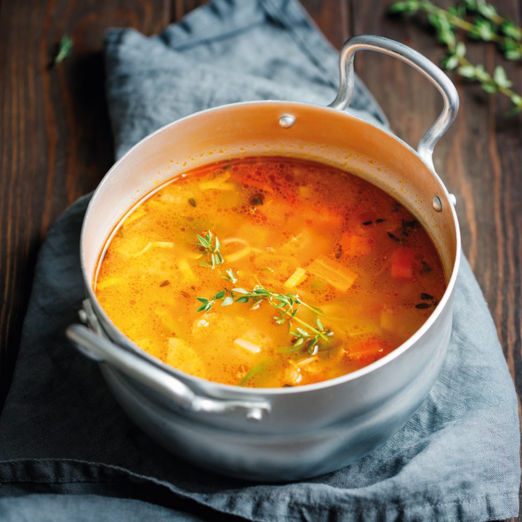 Receta sopa juliana Newlux