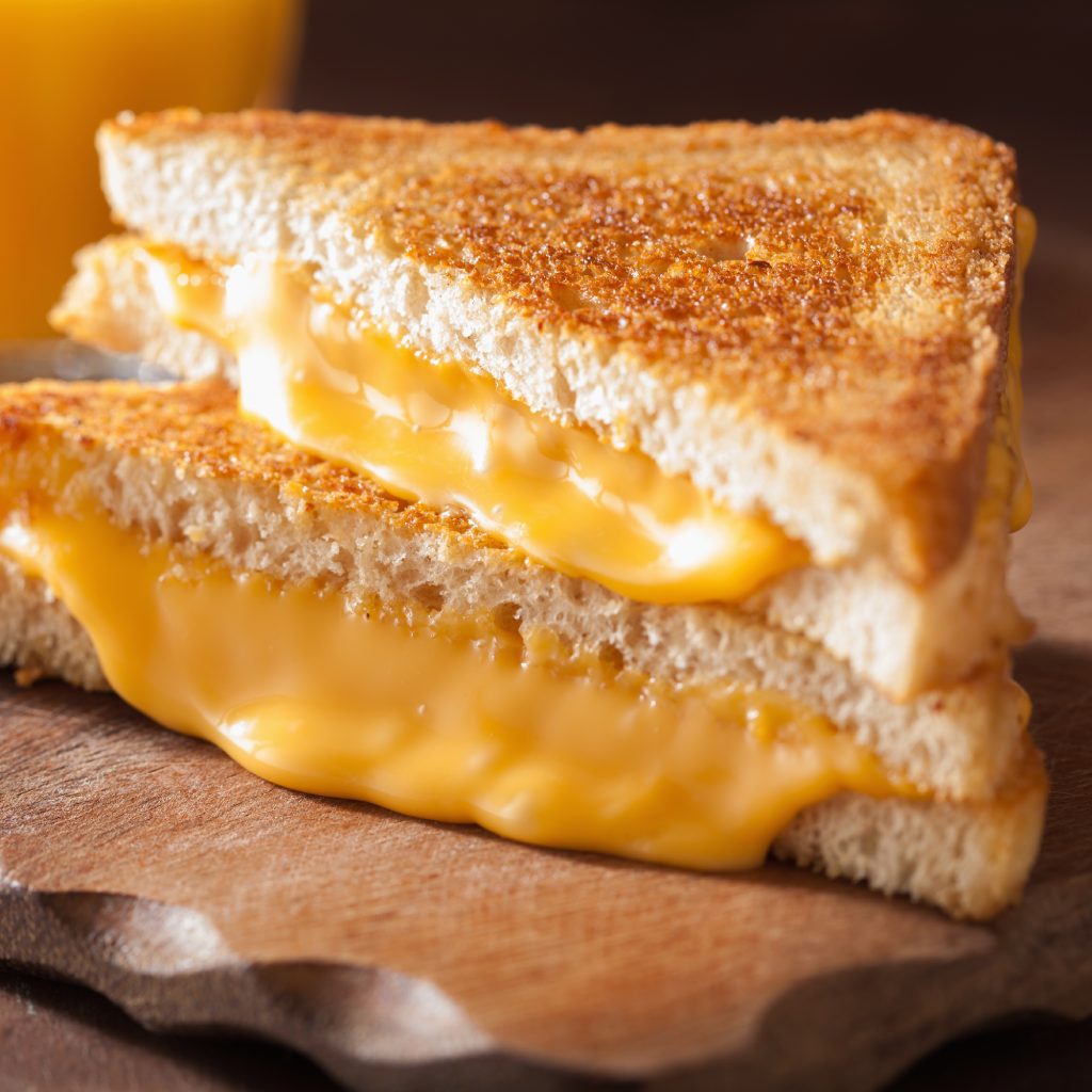 Receta Sándwich de queso fundido para freidora de aire newlux