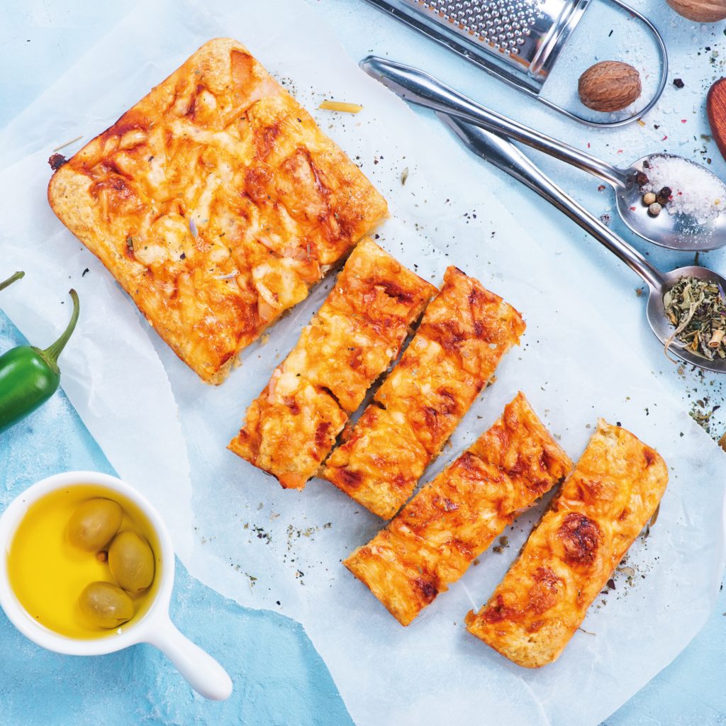 Receta coca de queso Newlux