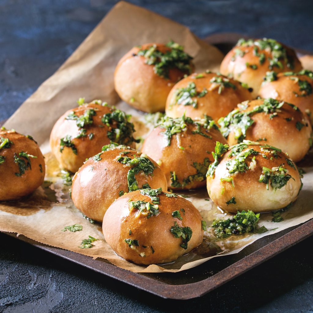 Receta panecillos de ajo Newlux