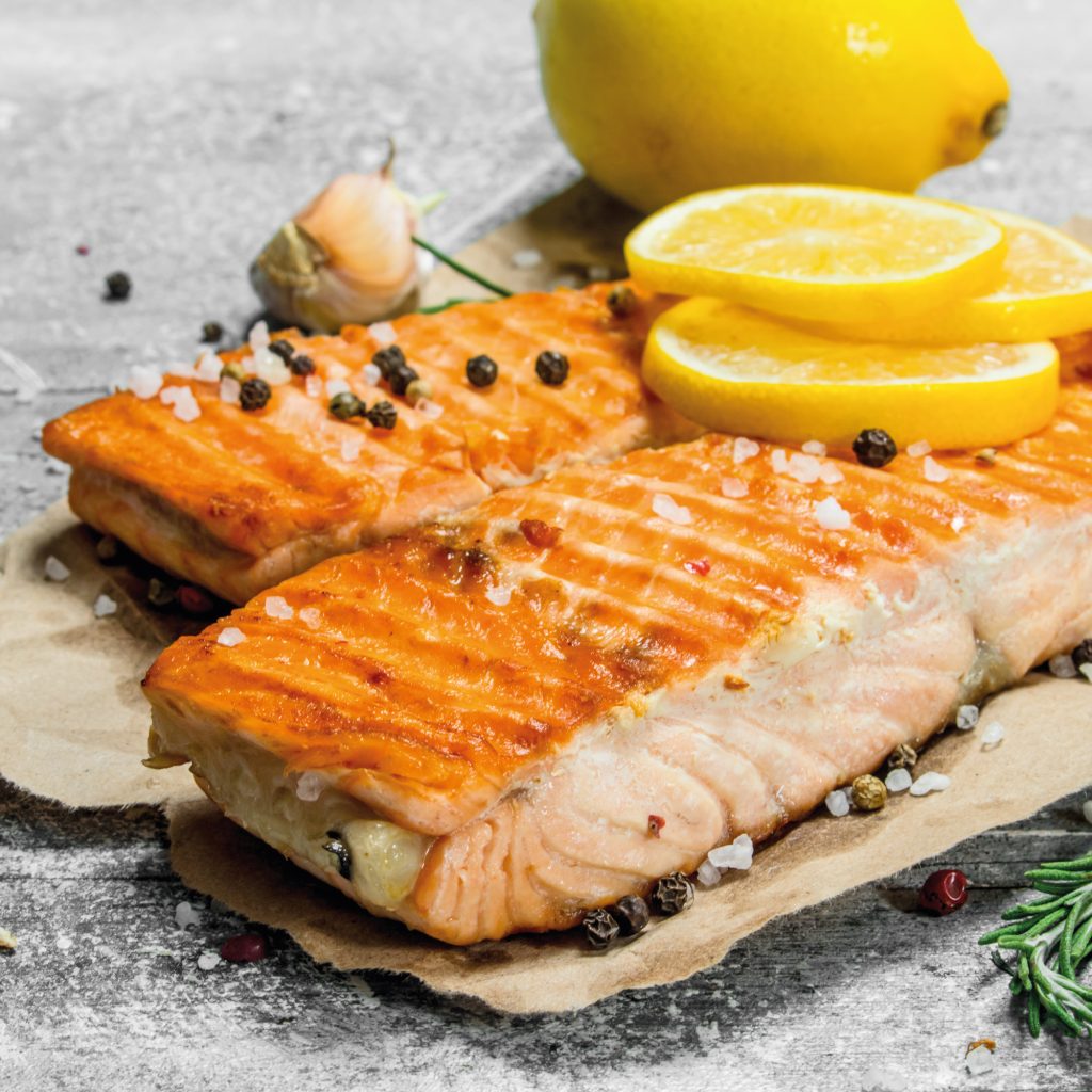 Receta salmón Newlux