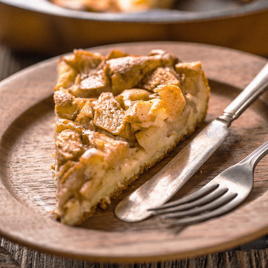 Receta Tarta de manzana en freidora de aire_Newlux