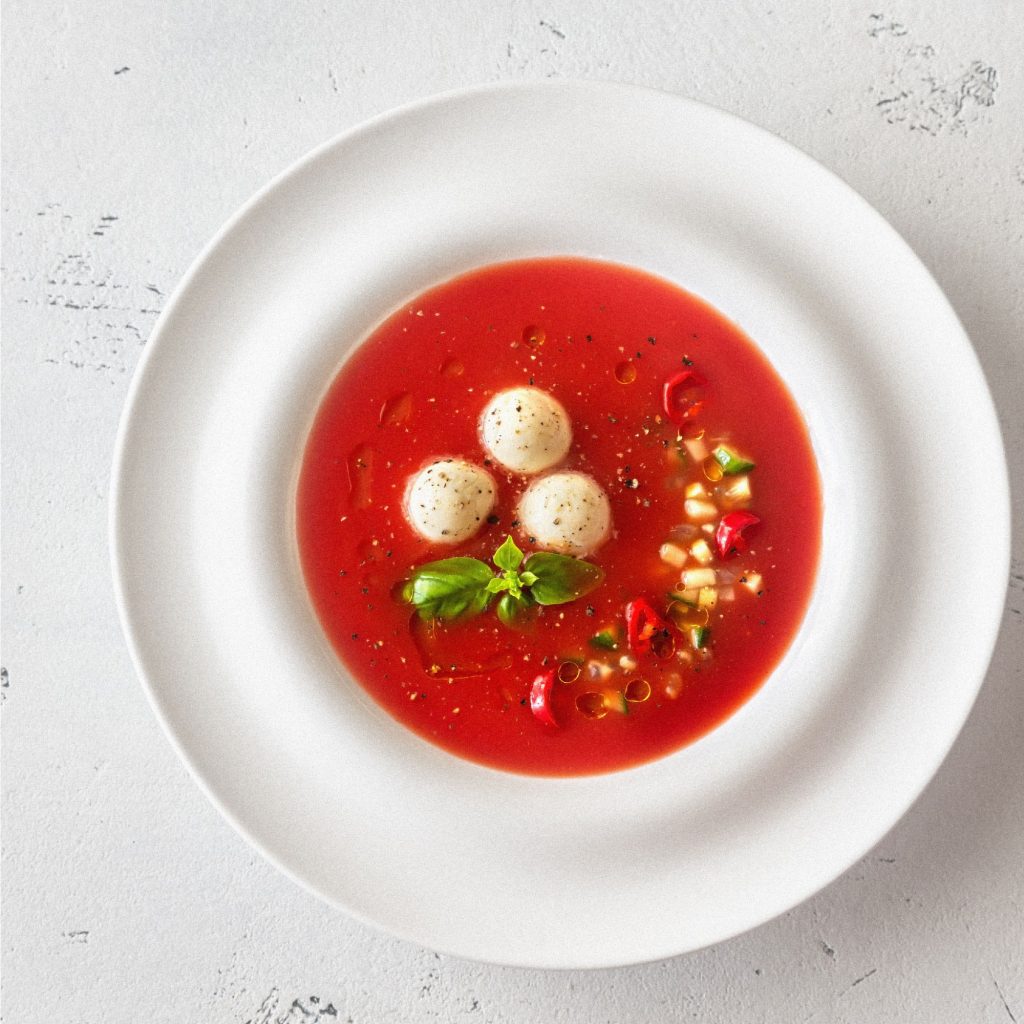 Gazpacho andaluz con robot de cocina