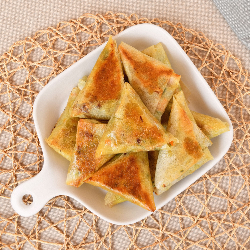 Samosas de carne y verduras en Robot de cocina