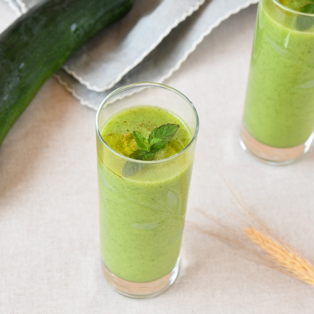 Gazpacho de calabacín en Robot de cocina