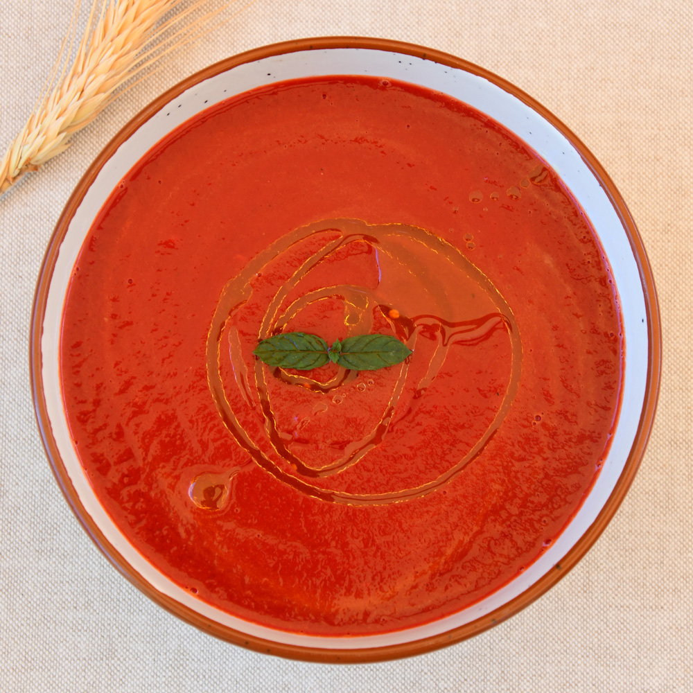 Gazpacho de remolacha en Robot de cocina