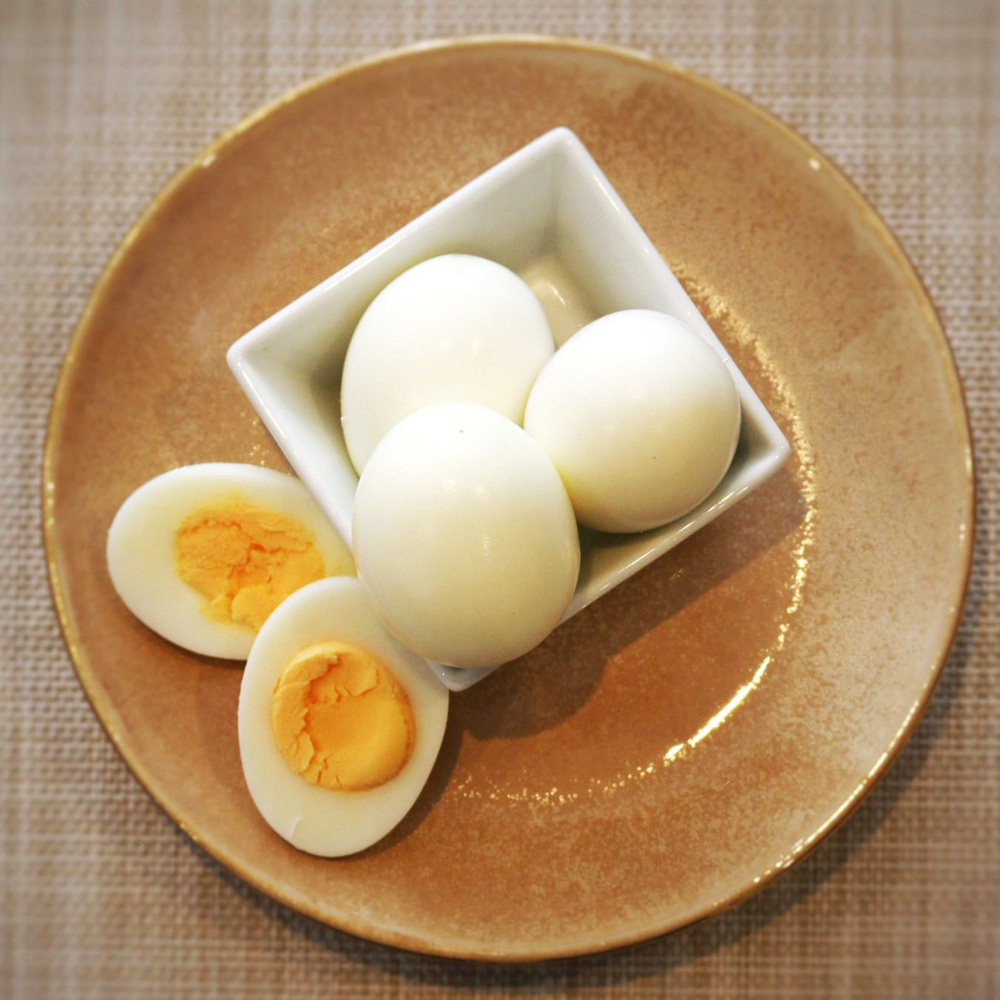 Huevos cocidos en robot de cocina