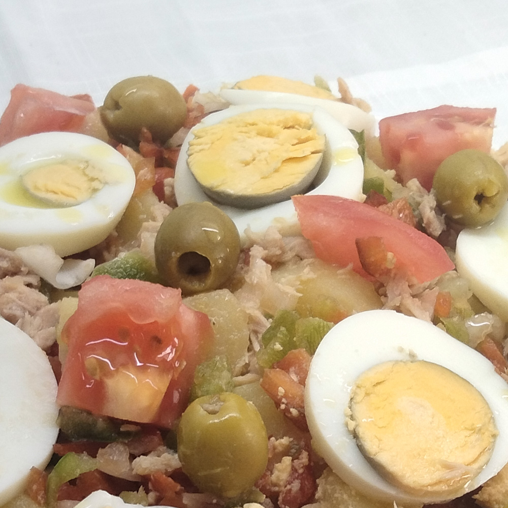 Ensalada campera con Robot de cocina