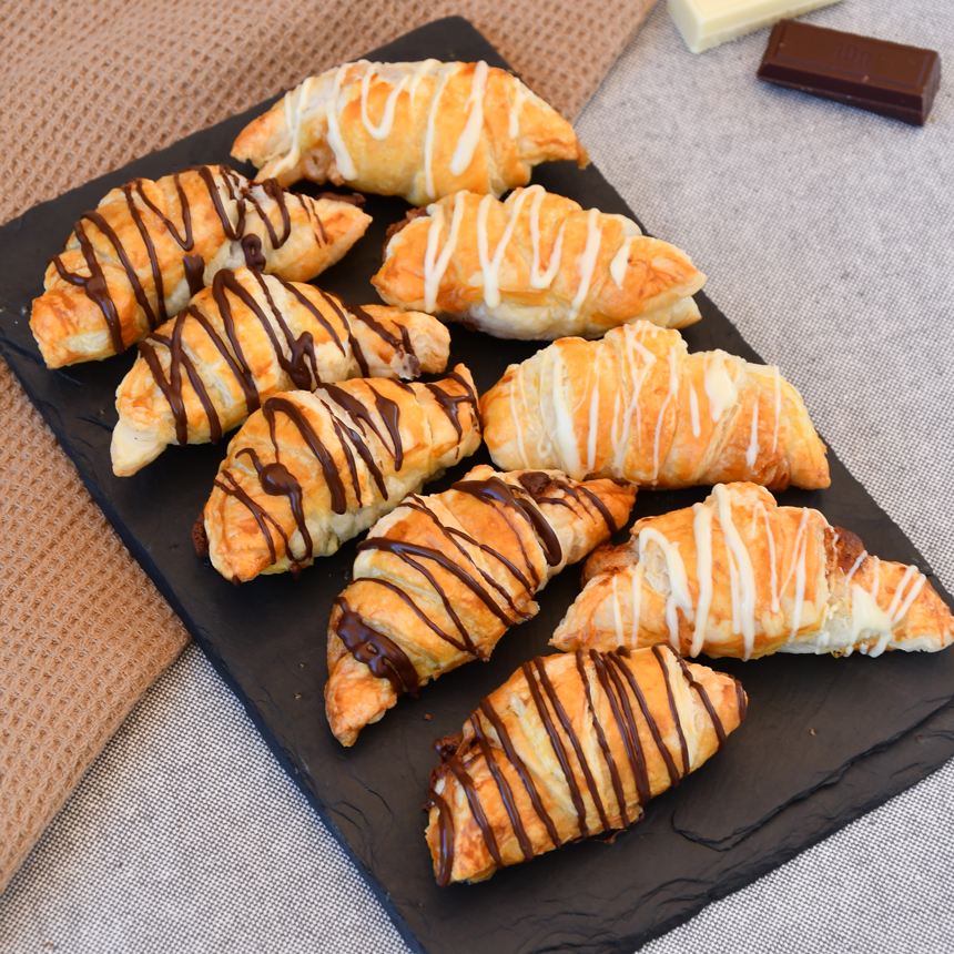 Croissants de nocilla en Freidora de aire