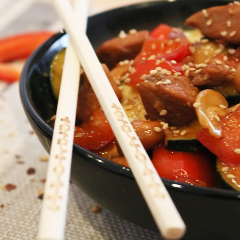 Pollo Kung Pao para Robot de cocina