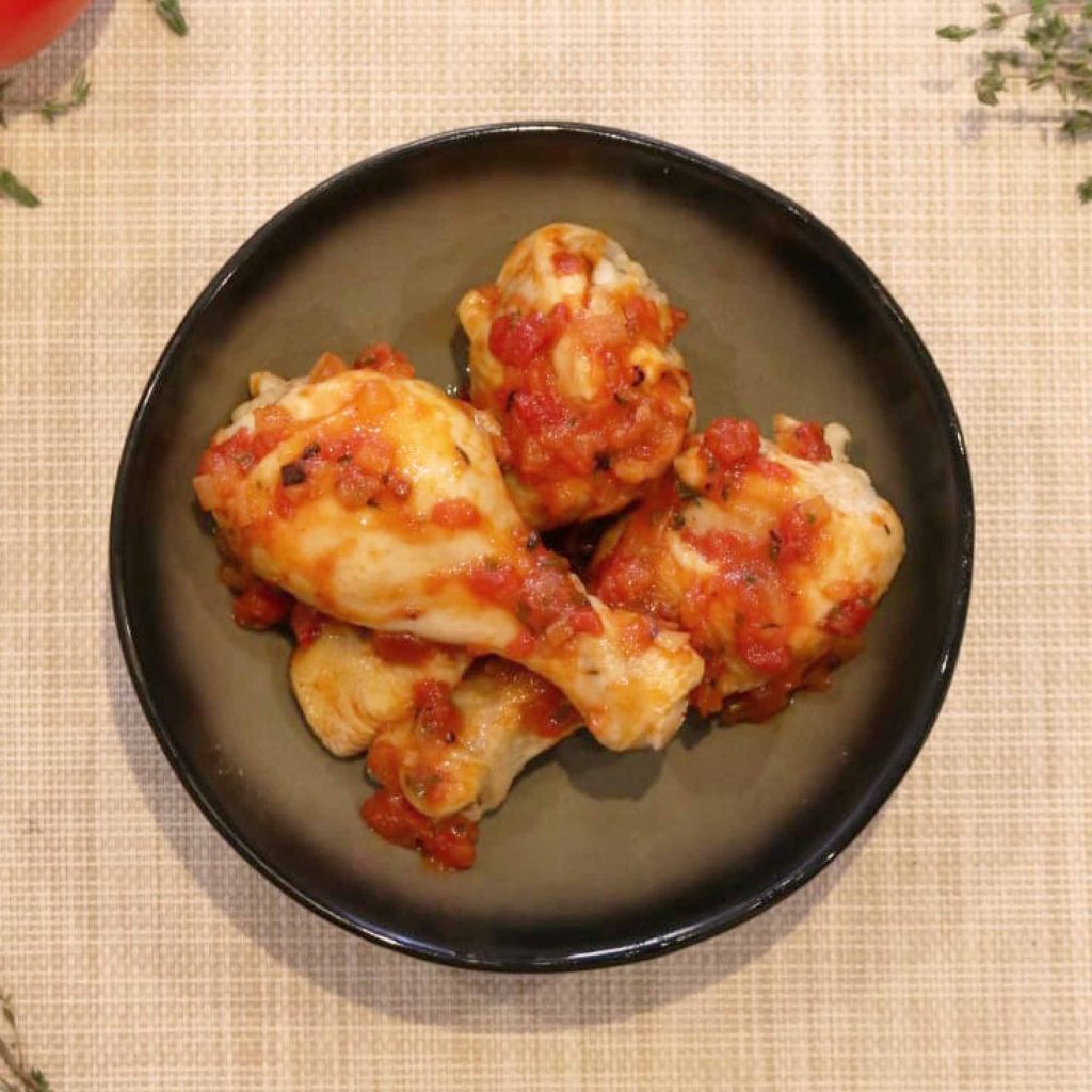 Jamoncitos de pollo escalfados para olla programable