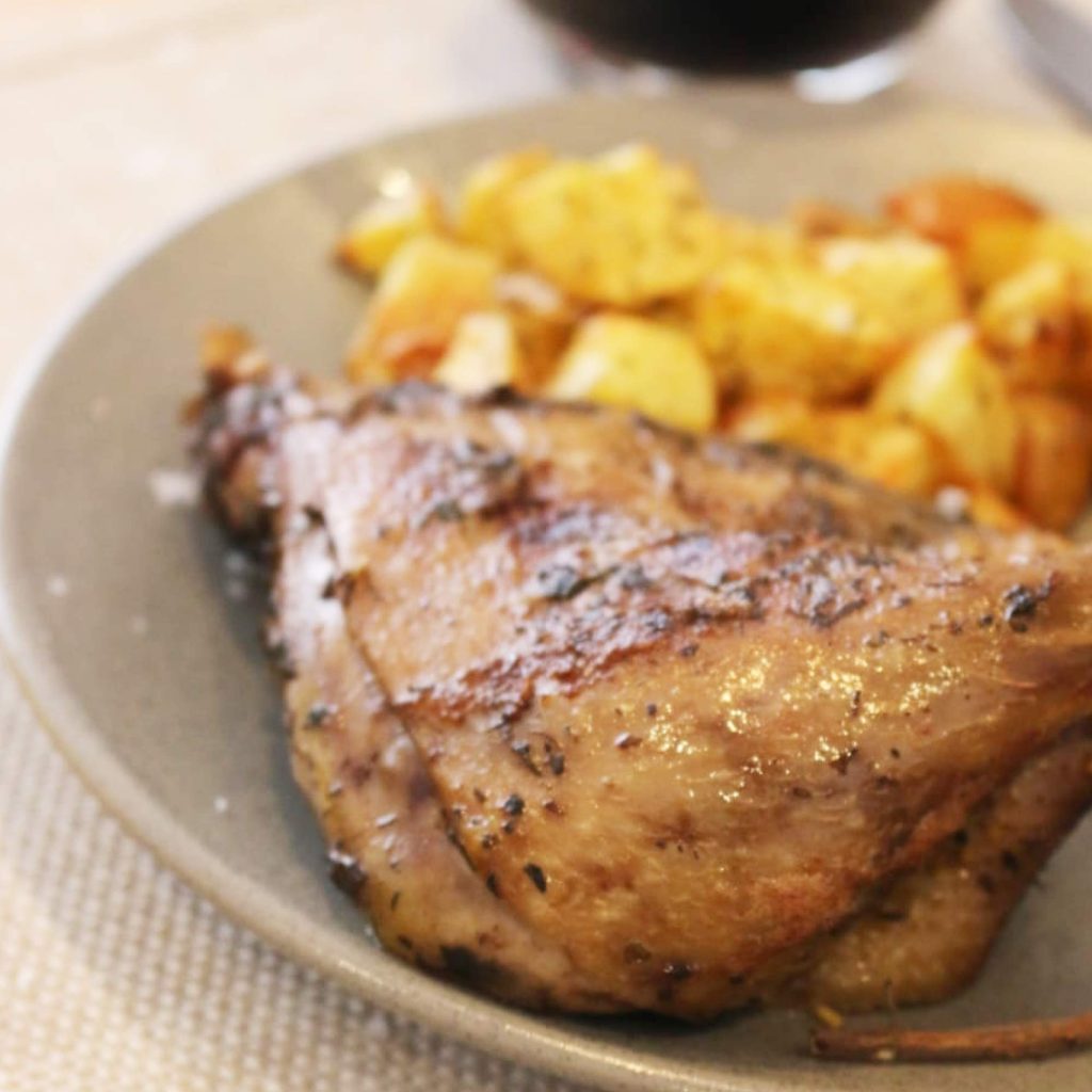Pato confitado con Olla programable