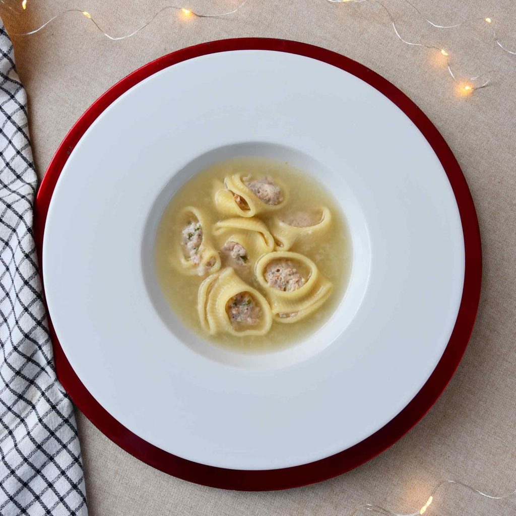 Caldo de Navidad para olla programable