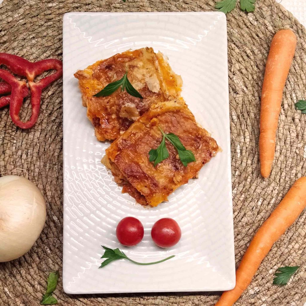 Empanada de pollo con masa filo para freidora de aire
