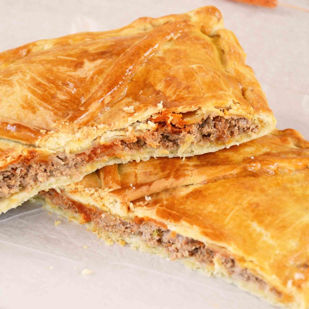 Empanada de carne en robot de cocina y freidora de aire