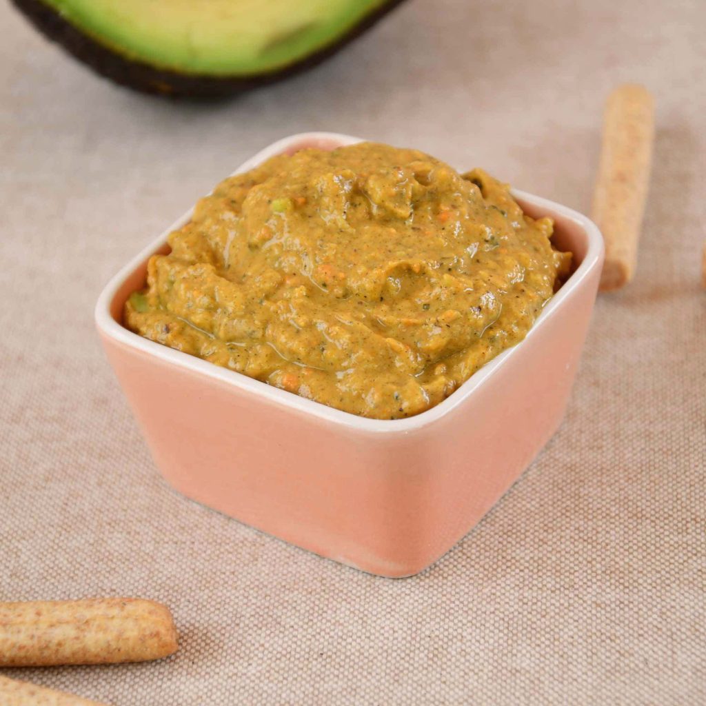 Paté de mejillones en escabeche y aguacate en robot de cocina olandesa