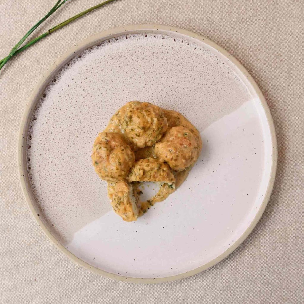 Albóndigas de pescado en salsa verde para olla programable salsa para albondigas de pescado