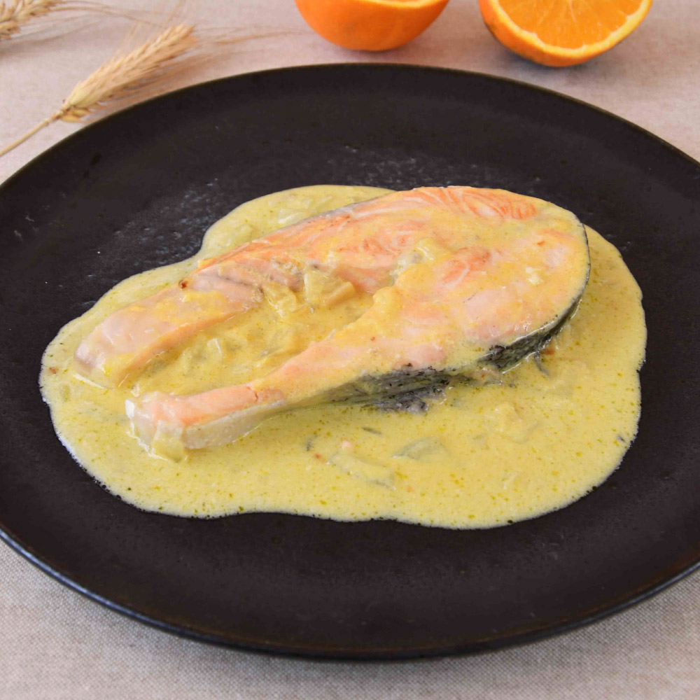 Salmón a la naranja en Robot de cocina