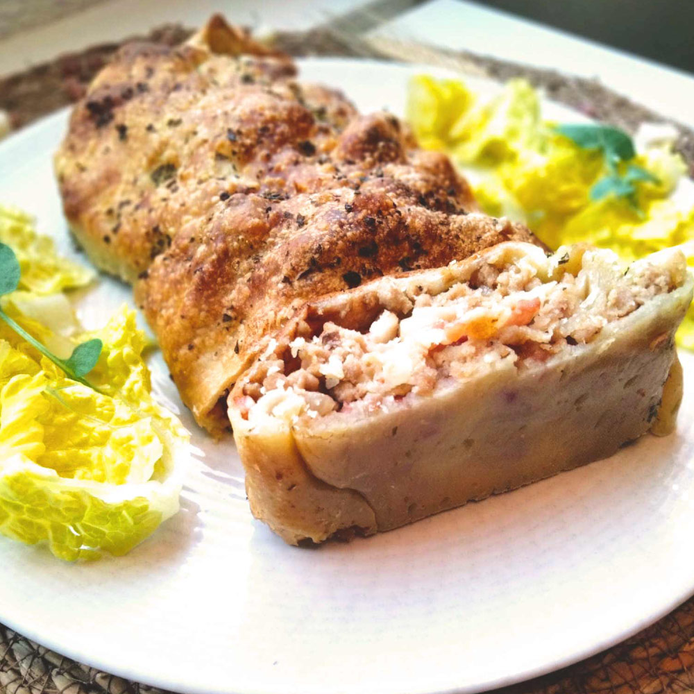 Pan de carne picada en Freidora de aire