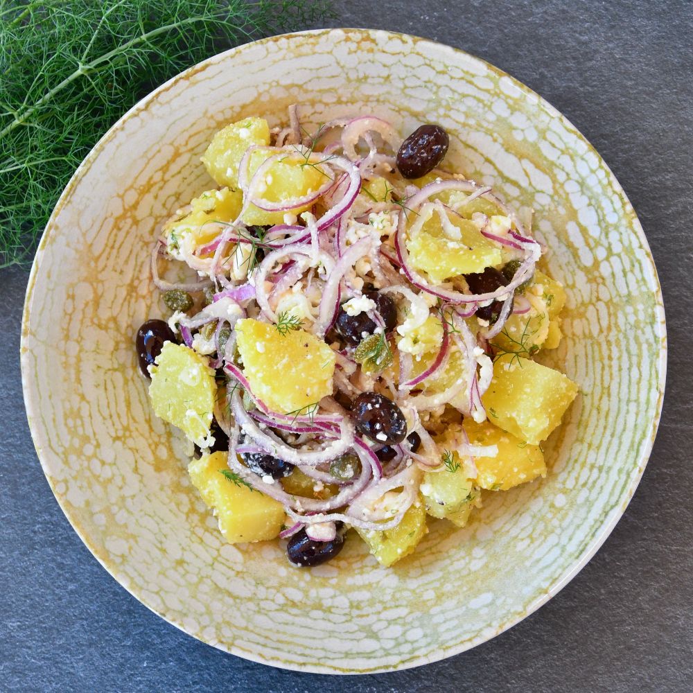 ensalada de patata griega batch cooking