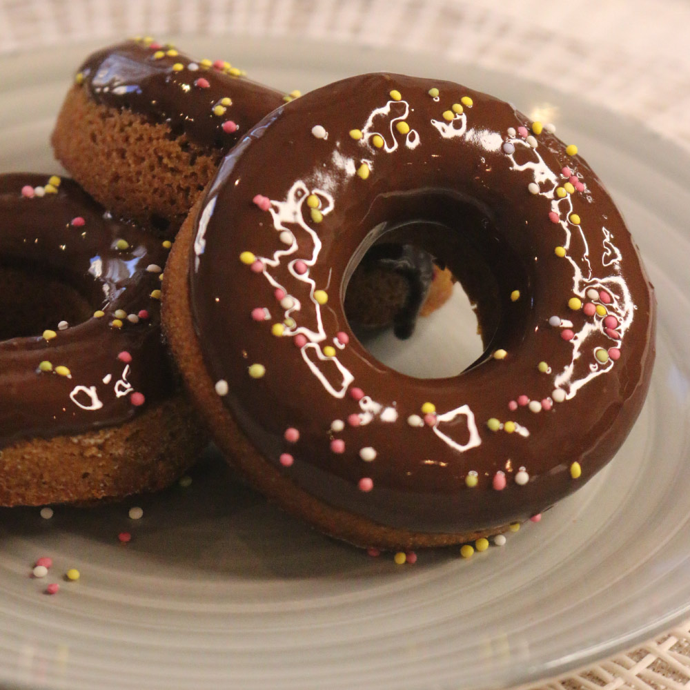 Donuts sin gluten para freidora de aire y robot de cocina recetas con papilla de cereales