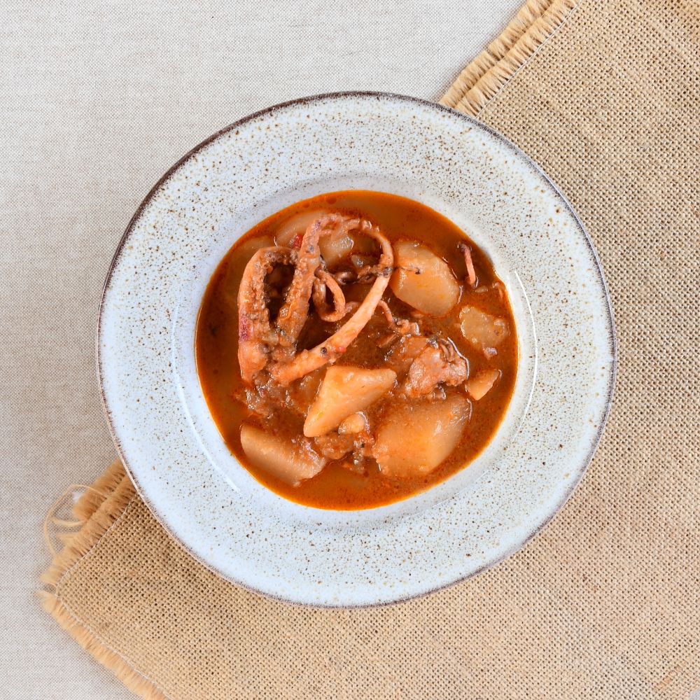 guiso de pulpo y papata