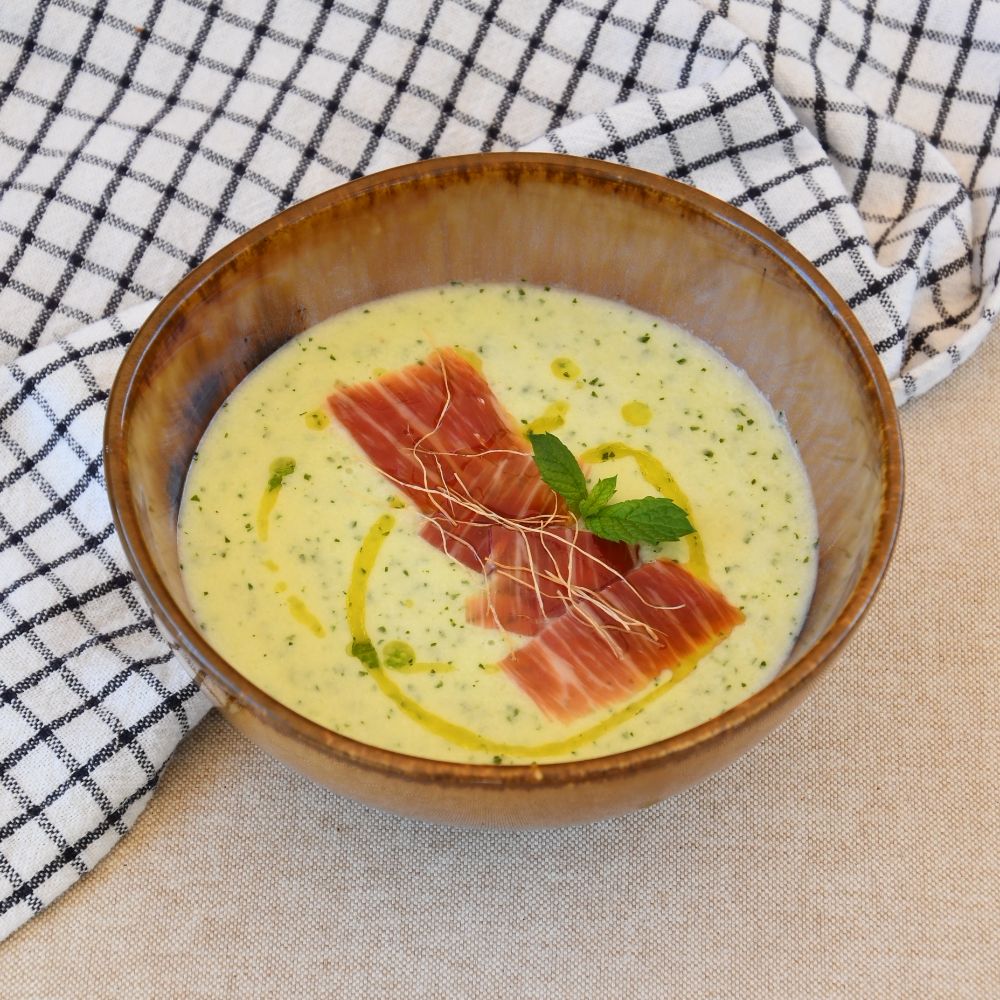 sopa de melon y menta cremas y sopas