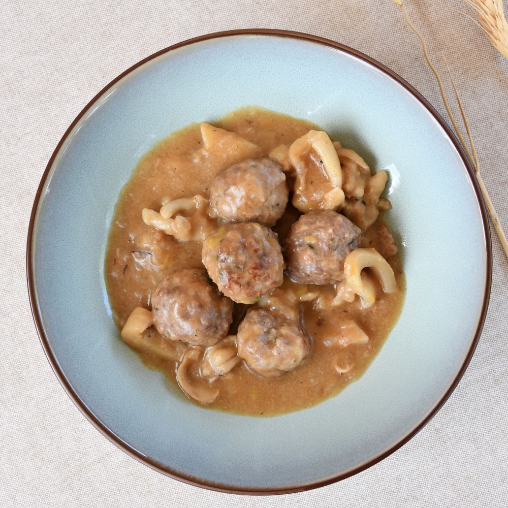 albondigas en salsa con sepia