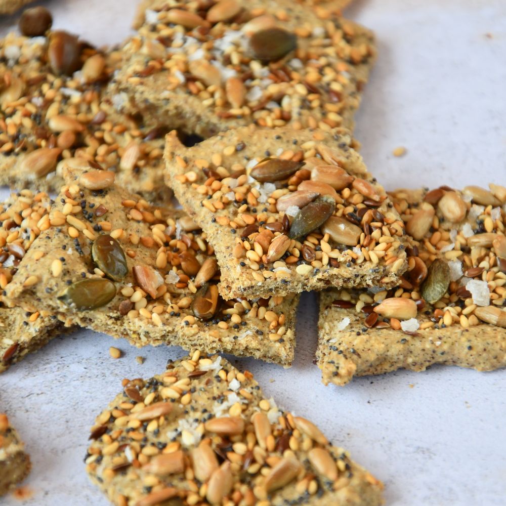 crackers integrales de semillas v1400 y vx360 postres y reposteria