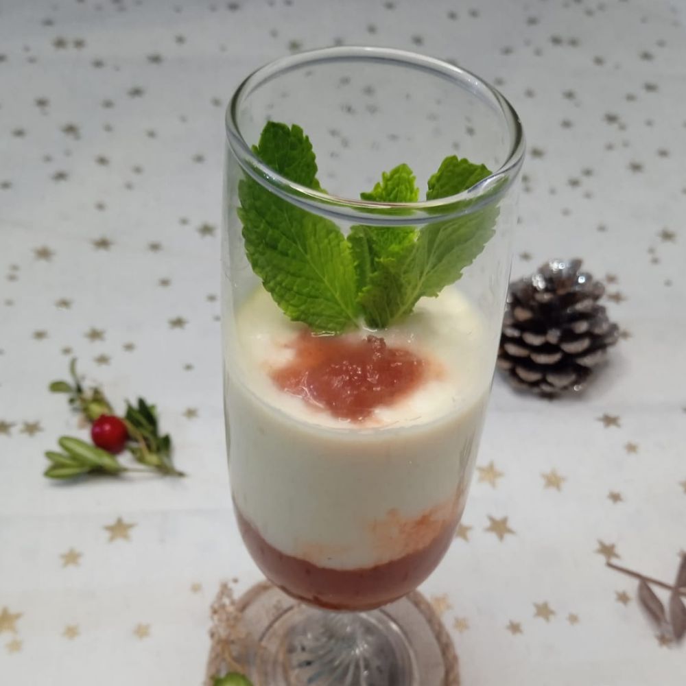 crema de brandada con confitura de tomate y mermelada bebidas helados y sorbetes