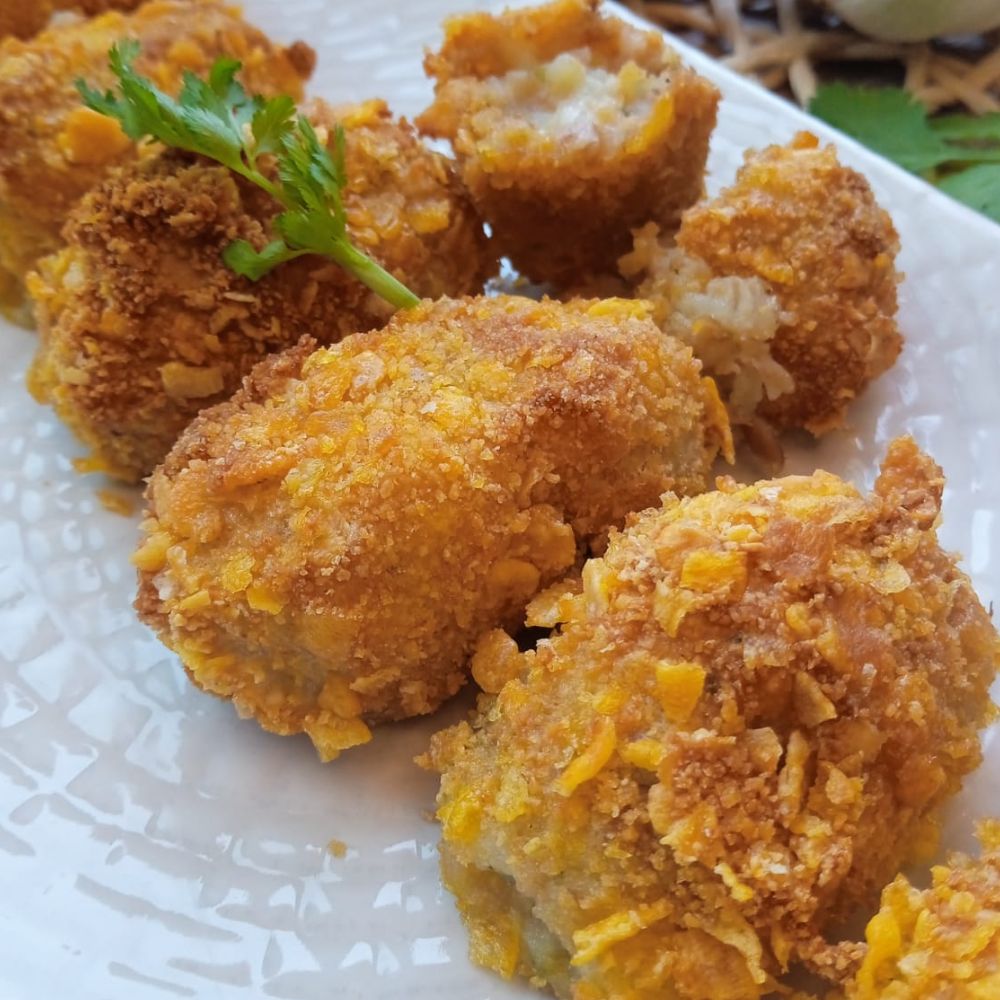 croquetas de patata y atun