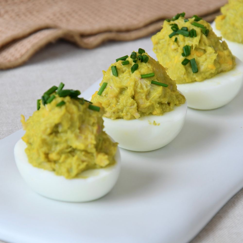 huevos rellenos de aguacate recetas ollas programables