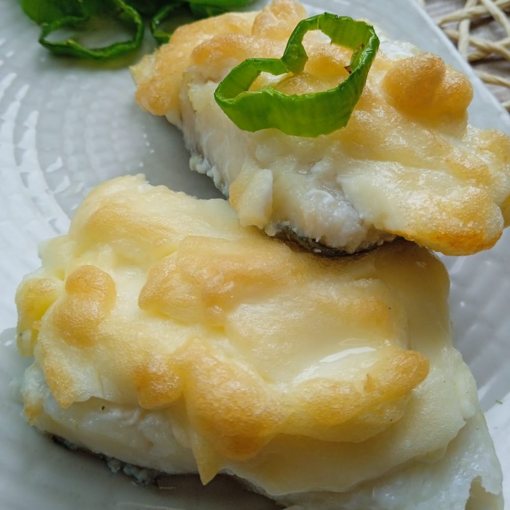 lomos de bacalao con ajoaceite de miel