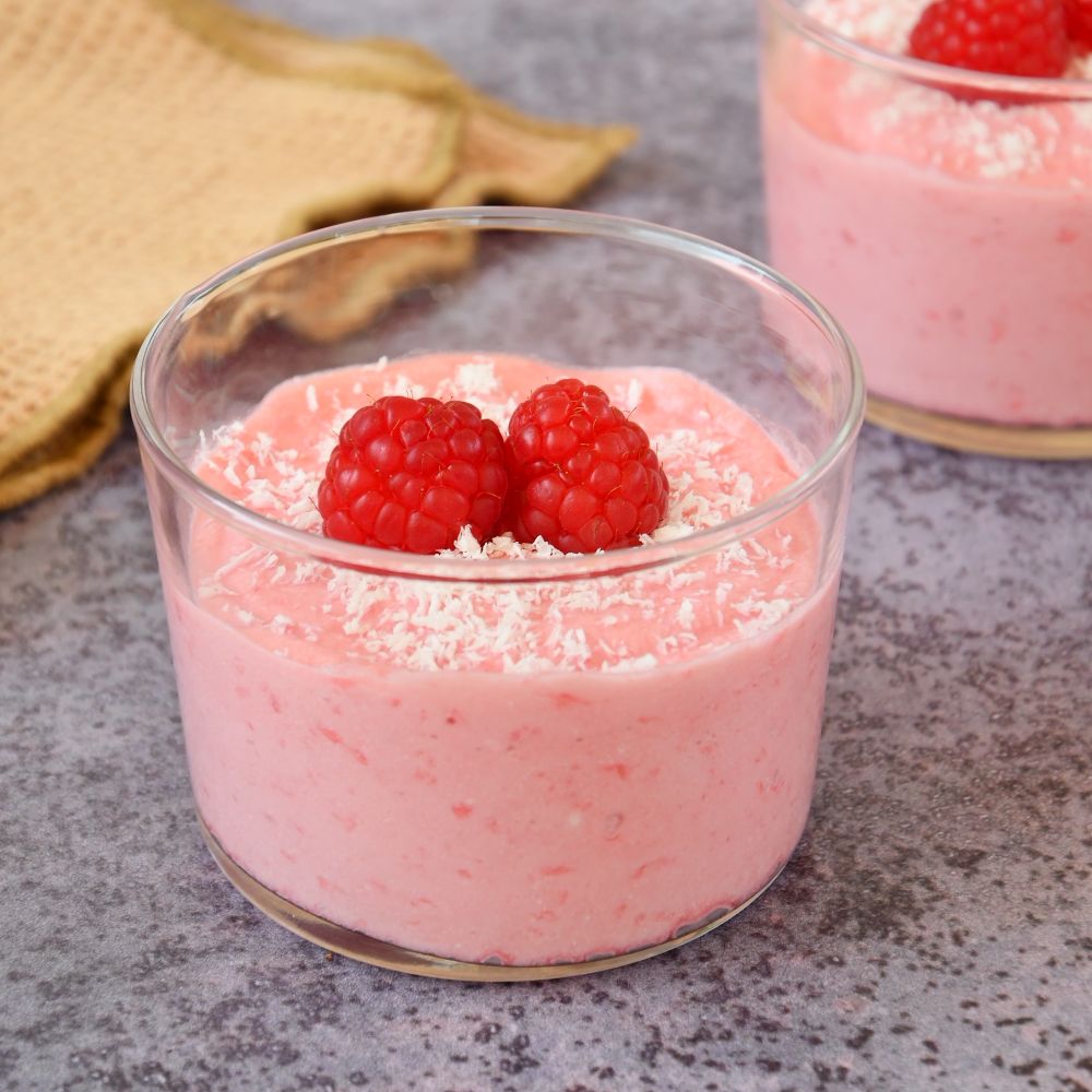 mousse de frambuesa postres y reposteria