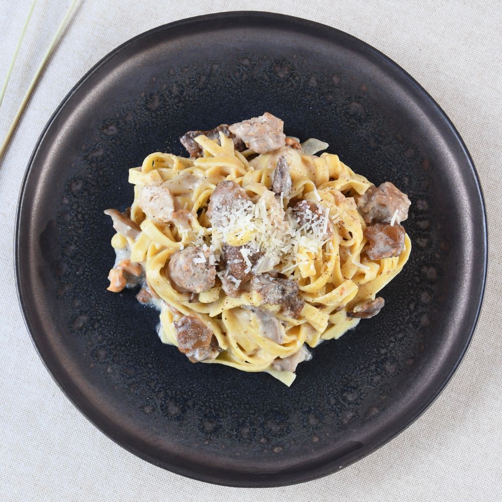 pasta con setas newlux