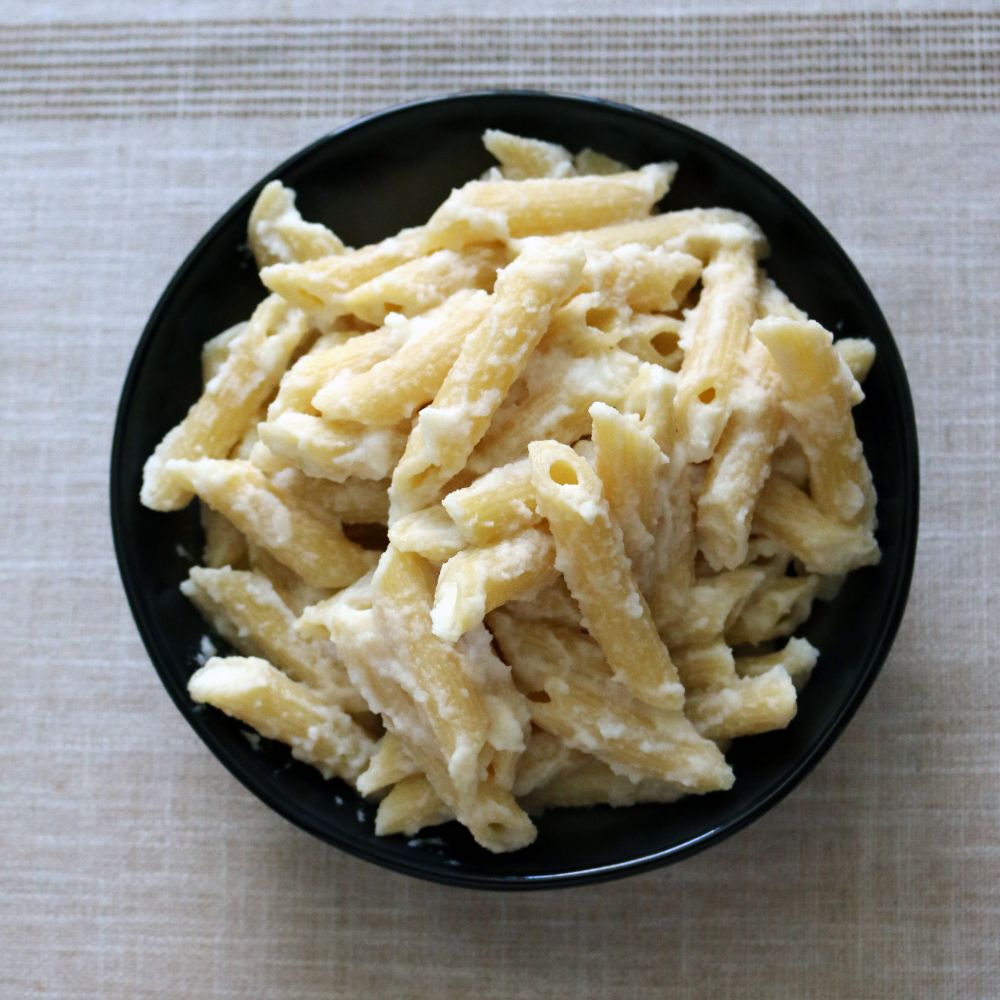 penne alfredo sin gluten