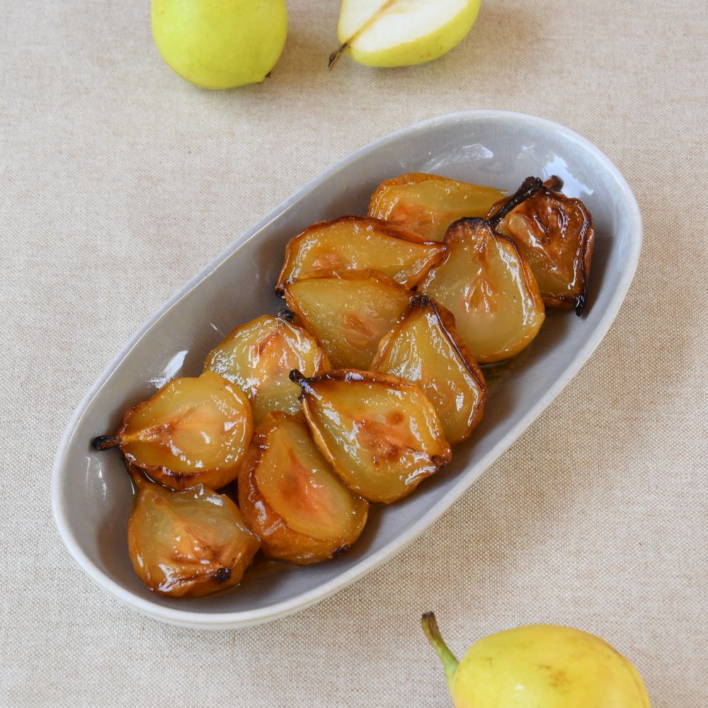 peras caramelizadas