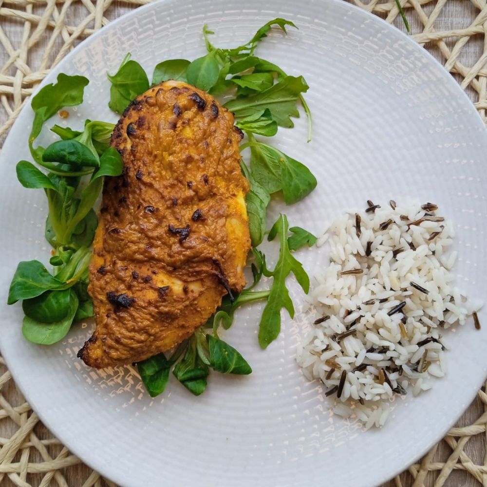 pollo tandoori pollo tandoori para freidora de aire