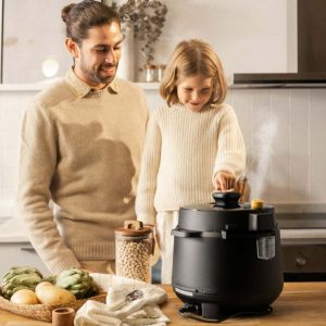 Robot de Cocina con presión Newlux Smart Chef V600 Digital Negro