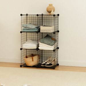 Estantería modular Titan C6 Negro